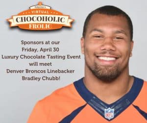 Our special guest Bradley Chubb at the VIP Frolic Event 2021