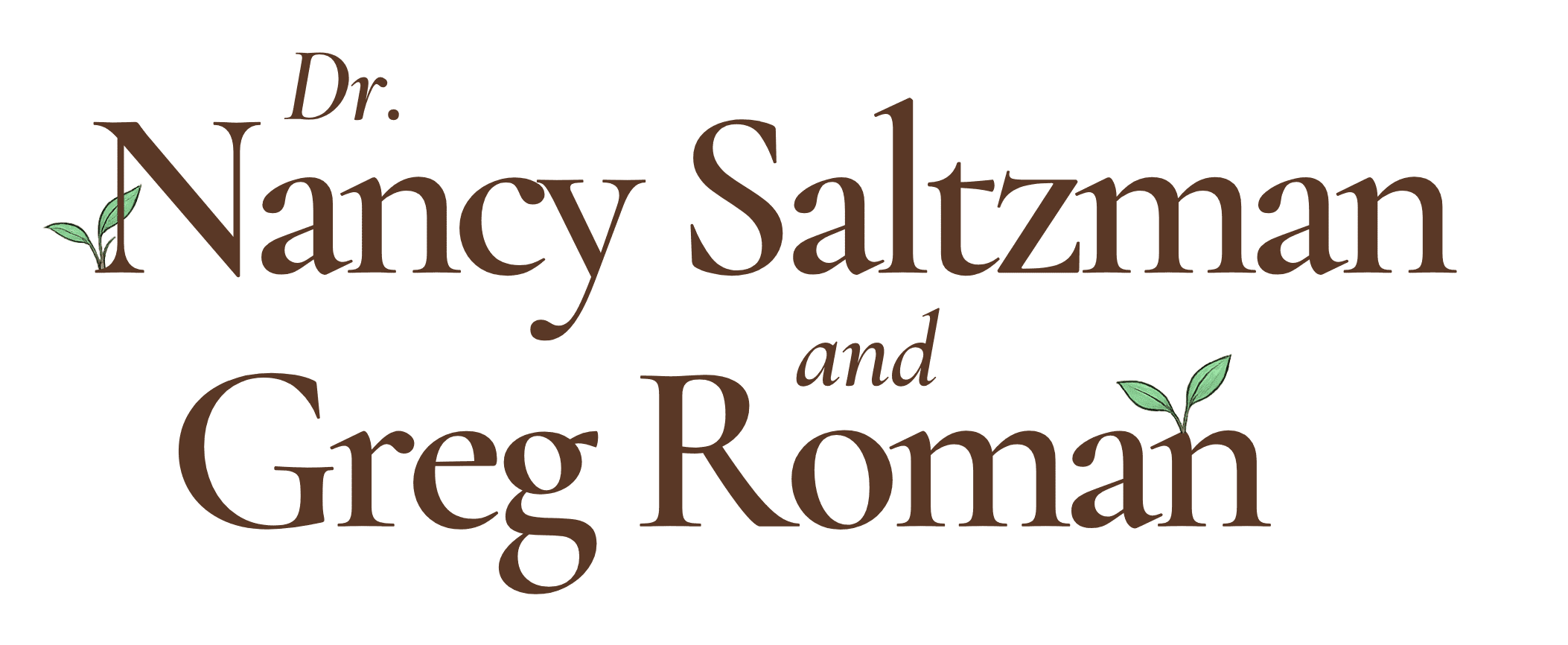 Thank you Dr. Nancy Saltzmann Greg Roman for your generous sponsorship!